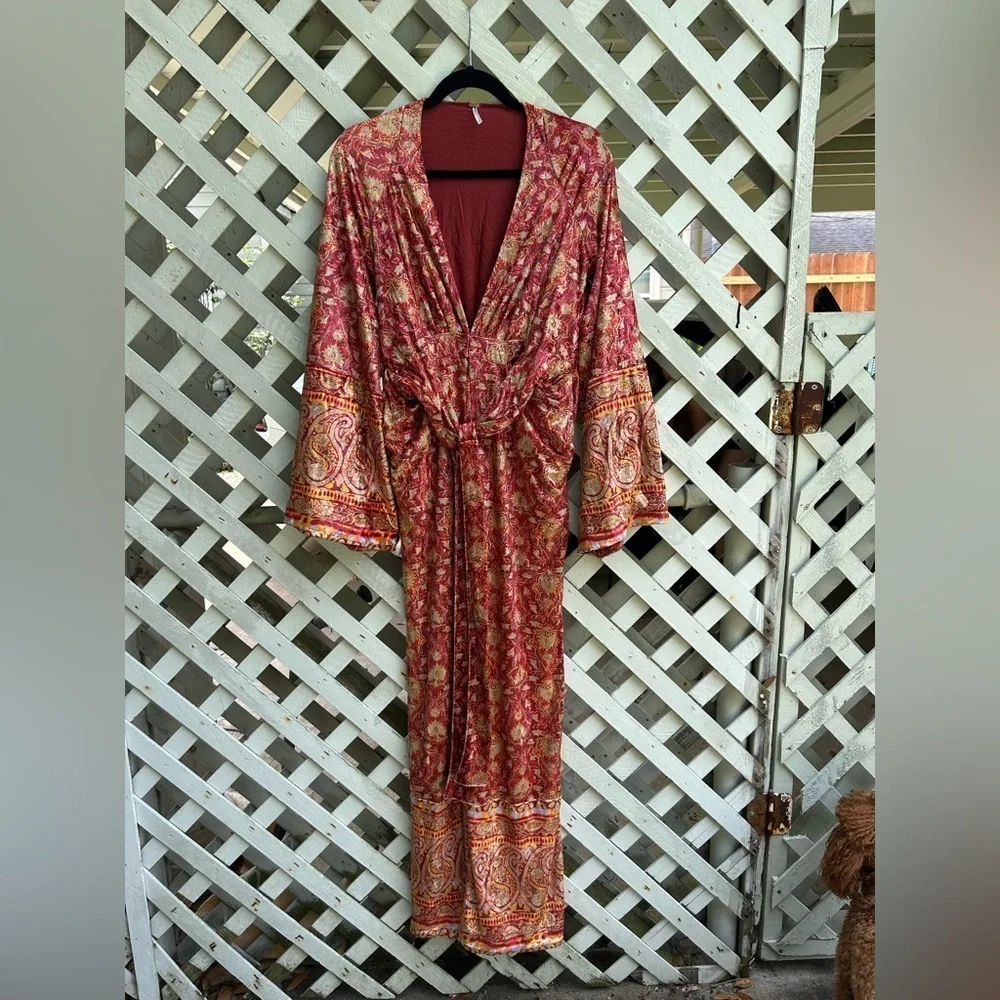 Free people Harper Printed One Piece jumpsuit